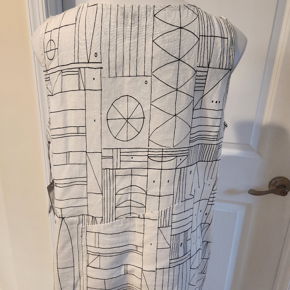 Habitat linen cotton dress size large - Picture 3 of 11